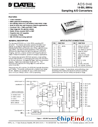 Datasheet ADS-946 manufacturer Datel