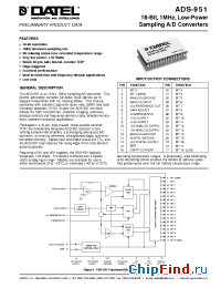 Datasheet ADS-951MC manufacturer Datel