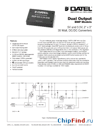 Datasheet BMP-5/5-3.3/4-D24 manufacturer Datel