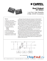 Datasheet BST-12/105-D5 manufacturer Datel