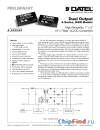 Datasheet BWR-12/725-D24A manufacturer Datel