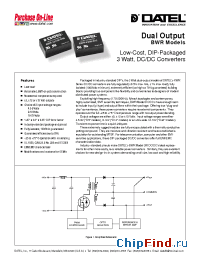 Datasheet BWR-15/85-D5 manufacturer Datel