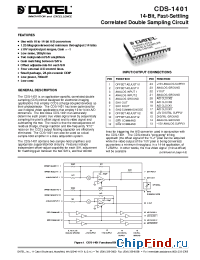Datasheet CDS-1401 manufacturer Datel