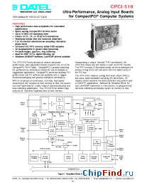 Datasheet CPCI-510 manufacturer Datel