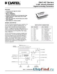 Datasheet DAC-HZ12BGC manufacturer Datel