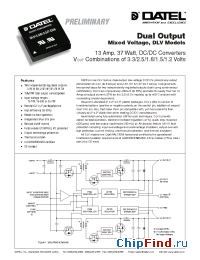Datasheet DLV-3.3/6-1.8/7-D48 manufacturer Datel