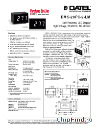 Datasheet DMS-20PC-2-LM manufacturer Datel