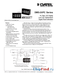 Datasheet DMS-20PC-X-BS manufacturer Datel