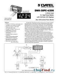 Datasheet DMS-20S-24GS-I manufacturer Datel