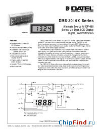 Datasheet DMS-3019X manufacturer Datel