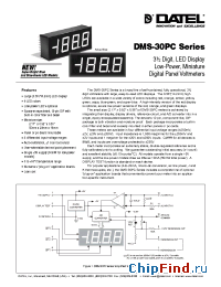 Datasheet DMS-30PC manufacturer Datel