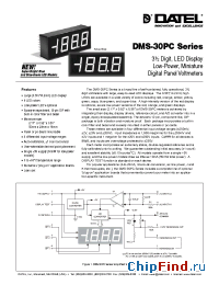 Datasheet DMS-30PC-X-RL manufacturer Datel