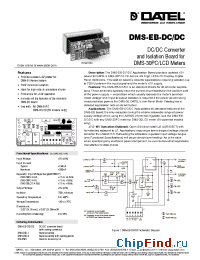 Datasheet DMS-EB-DC/DC manufacturer Datel