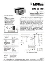 Datasheet DMS-EB-HTB manufacturer Datel