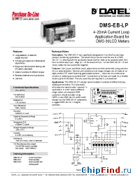 Datasheet DMS-EB-LP manufacturer Datel