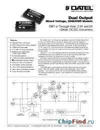 Datasheet DSM-5/2.65-3.3/3-D12 manufacturer Datel