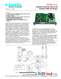 Datasheet DVME-613 manufacturer Datel