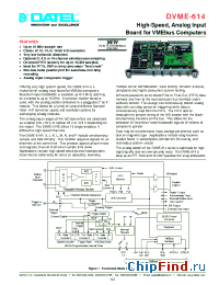 Datasheet DVME-614F manufacturer Datel