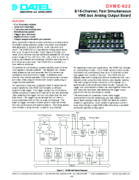 Datasheet DVME-622A/B производства Datel