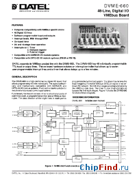 Datasheet DVME-660 manufacturer Datel