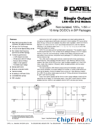 Datasheet LSN-1/10-D12 manufacturer Datel