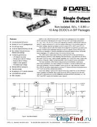 Datasheet LSN-1/10-D5 manufacturer Datel