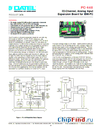 Datasheet PC-440 manufacturer Datel