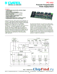 Datasheet PC-462 manufacturer Datel