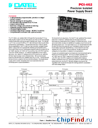 Datasheet PCI-462 manufacturer Datel