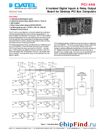 Datasheet PCI-468 manufacturer Datel