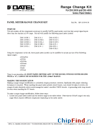 Datasheet RN-3100/4100 manufacturer Datel