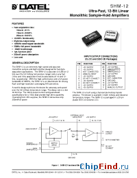 Datasheet SHM-12LM manufacturer Datel