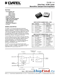 Datasheet SHM-14 manufacturer Datel