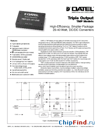 Datasheet TMP25-40W manufacturer Datel