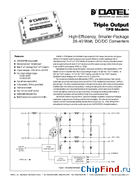 Datasheet TPB-5/5-12/1-D24 manufacturer Datel