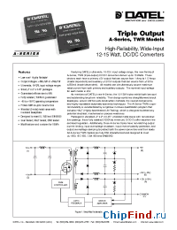 Datasheet TWR-5/1000-15/250-D48A manufacturer Datel