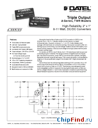 Datasheet TWRMODELS8-11W manufacturer Datel