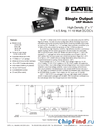 Datasheet UEP-12/1400-D12 manufacturer Datel