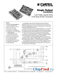 Datasheet ULQ-1.2/15-D48 manufacturer Datel