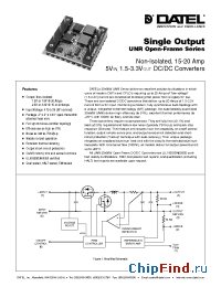 Datasheet UNR-1.5/20-D5 manufacturer Datel