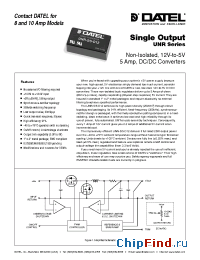 Datasheet UNR25-50W manufacturer Datel