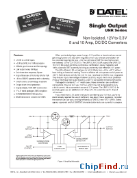 Datasheet UNR-3.3/10-D5 manufacturer Datel