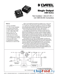 Datasheet UNR-3.3/3-D5SM manufacturer Datel