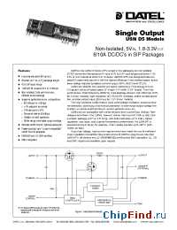 Datasheet USN-3.3/8-D5 manufacturer Datel