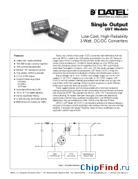 Datasheet UST-12/250-D12 manufacturer Datel