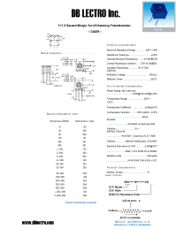 Datasheet 20215BNMST6 manufacturer DB Lectro