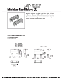 Datasheet 20D-1A12E0 manufacturer DB Lectro