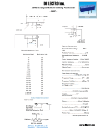 Datasheet 3006P501 manufacturer DB Lectro