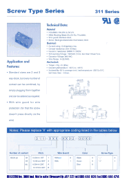 Datasheet 311-021-0602-0000 manufacturer DB Lectro