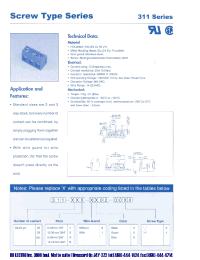 Datasheet 311-032-0002-0010 manufacturer DB Lectro